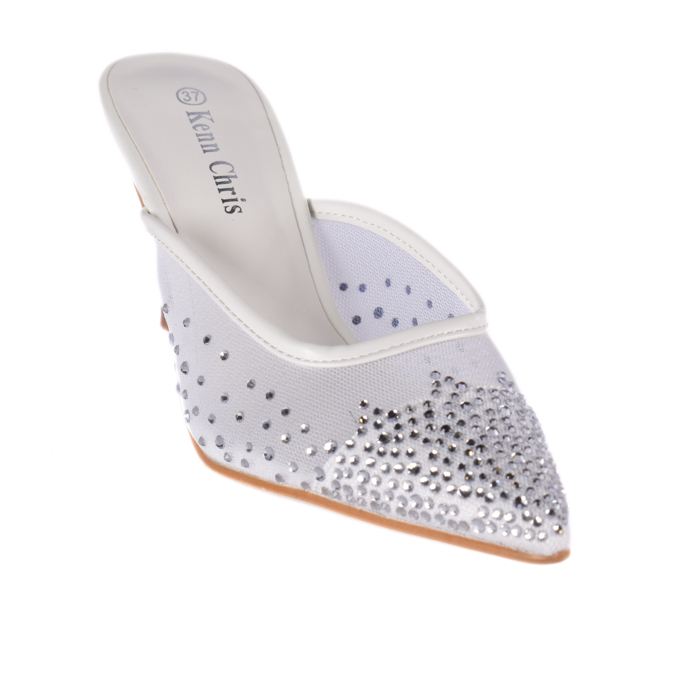 Prominent Slingback Heels White Melouk