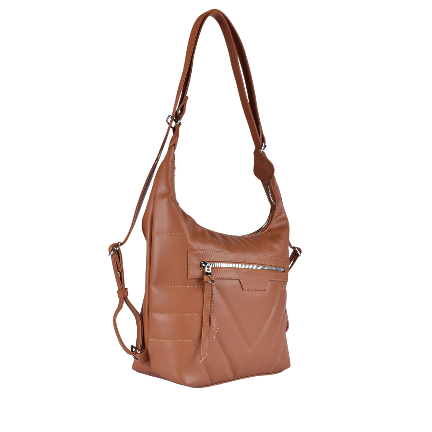 Embossed Pattern Backpack Melouk