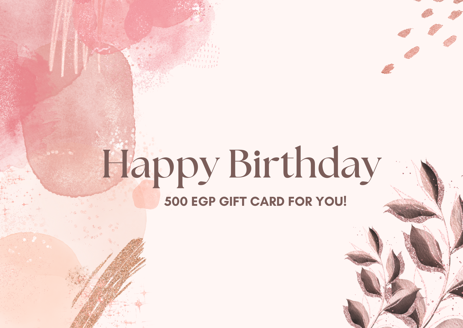 Birthday Gift Card