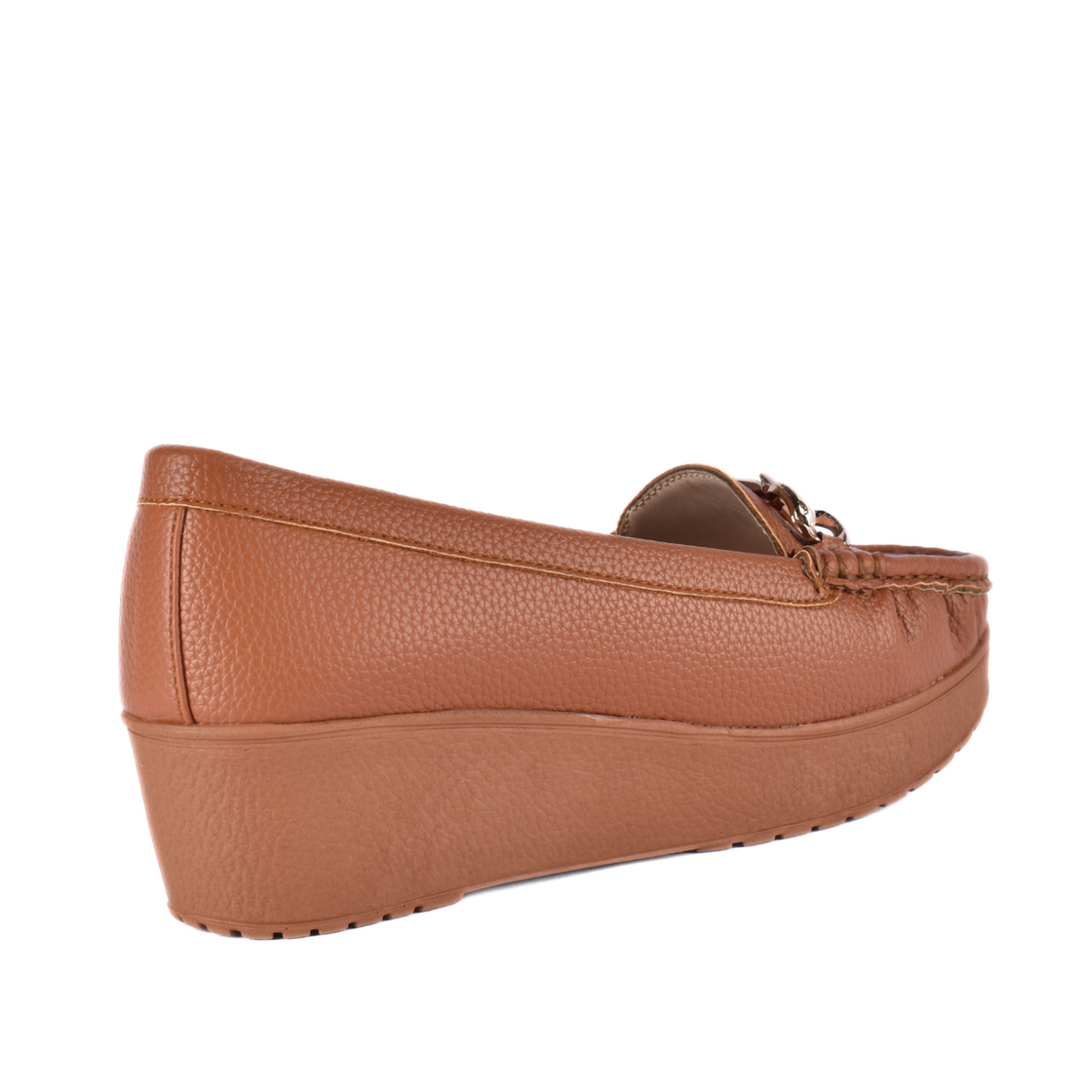 Basic Leather Shoe with Elastic Side