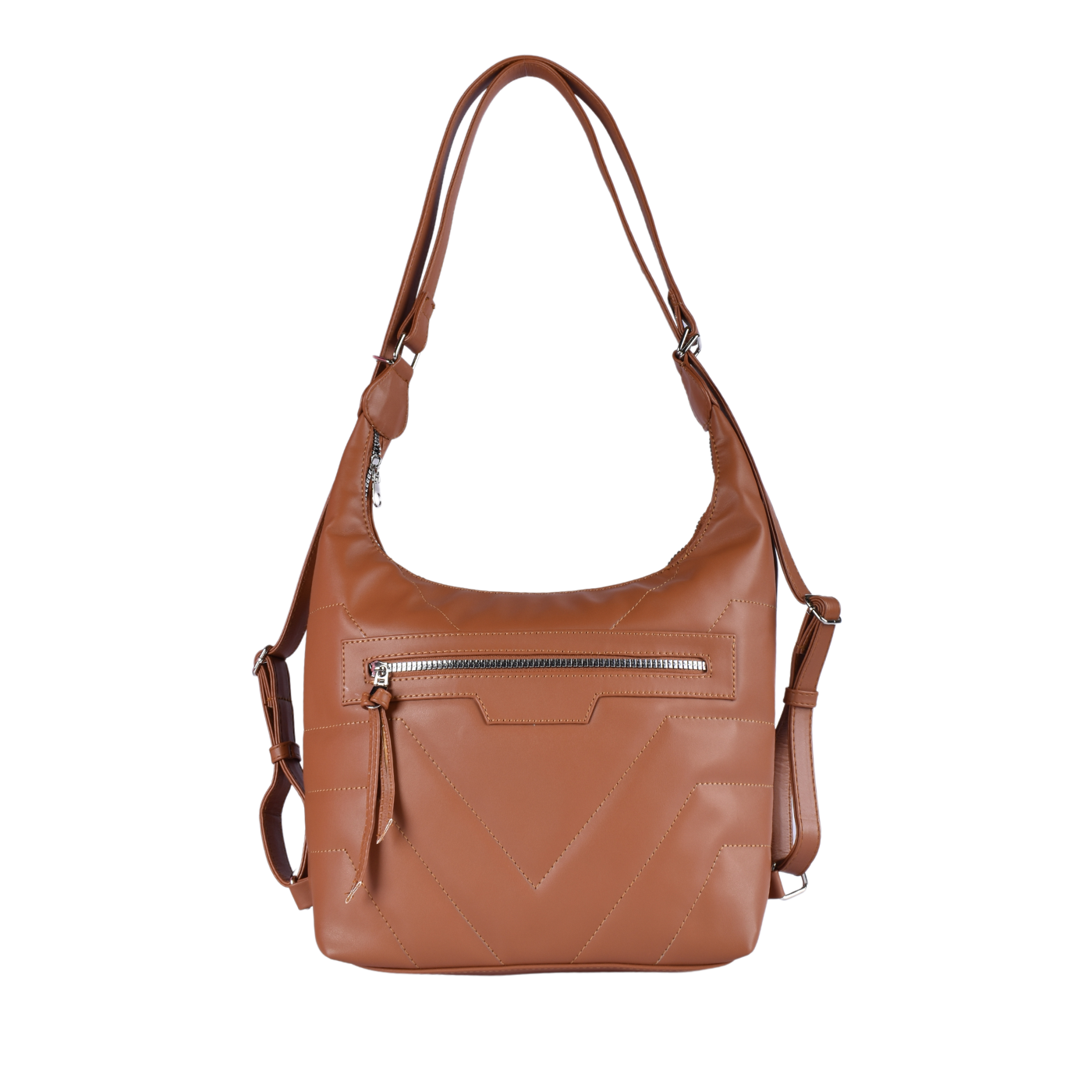 Embossed Pattern Backpack Havana Melouk
