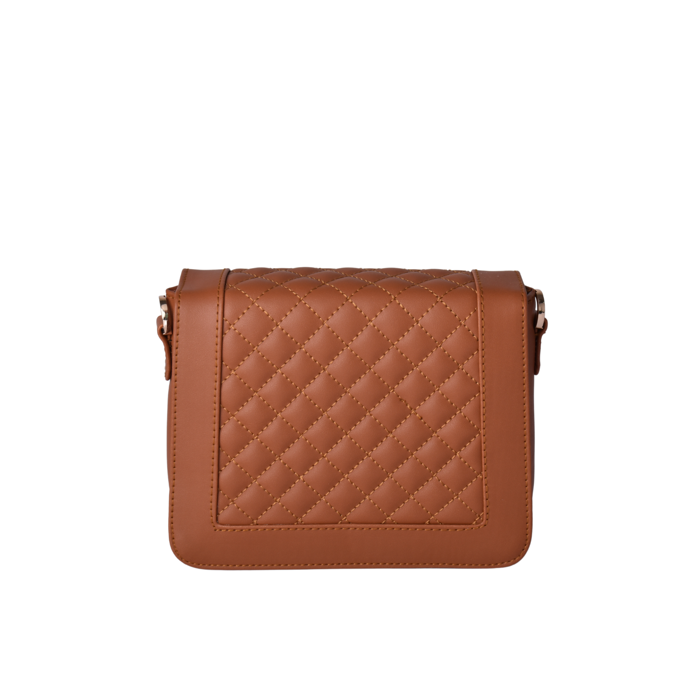 Lined Leather Cross Body Bag Havana Melouk