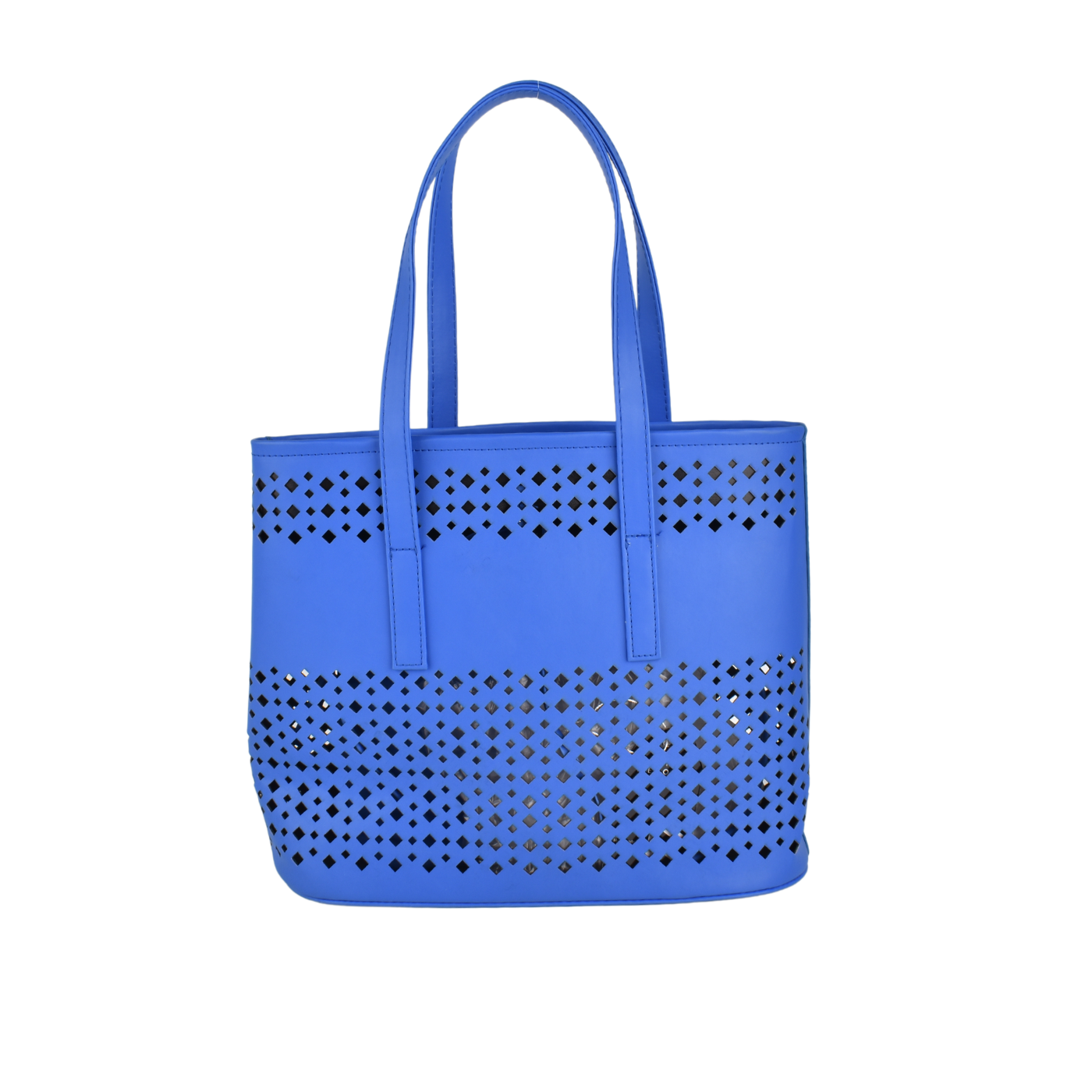 Shoulder Bag With Details Blue Melouk