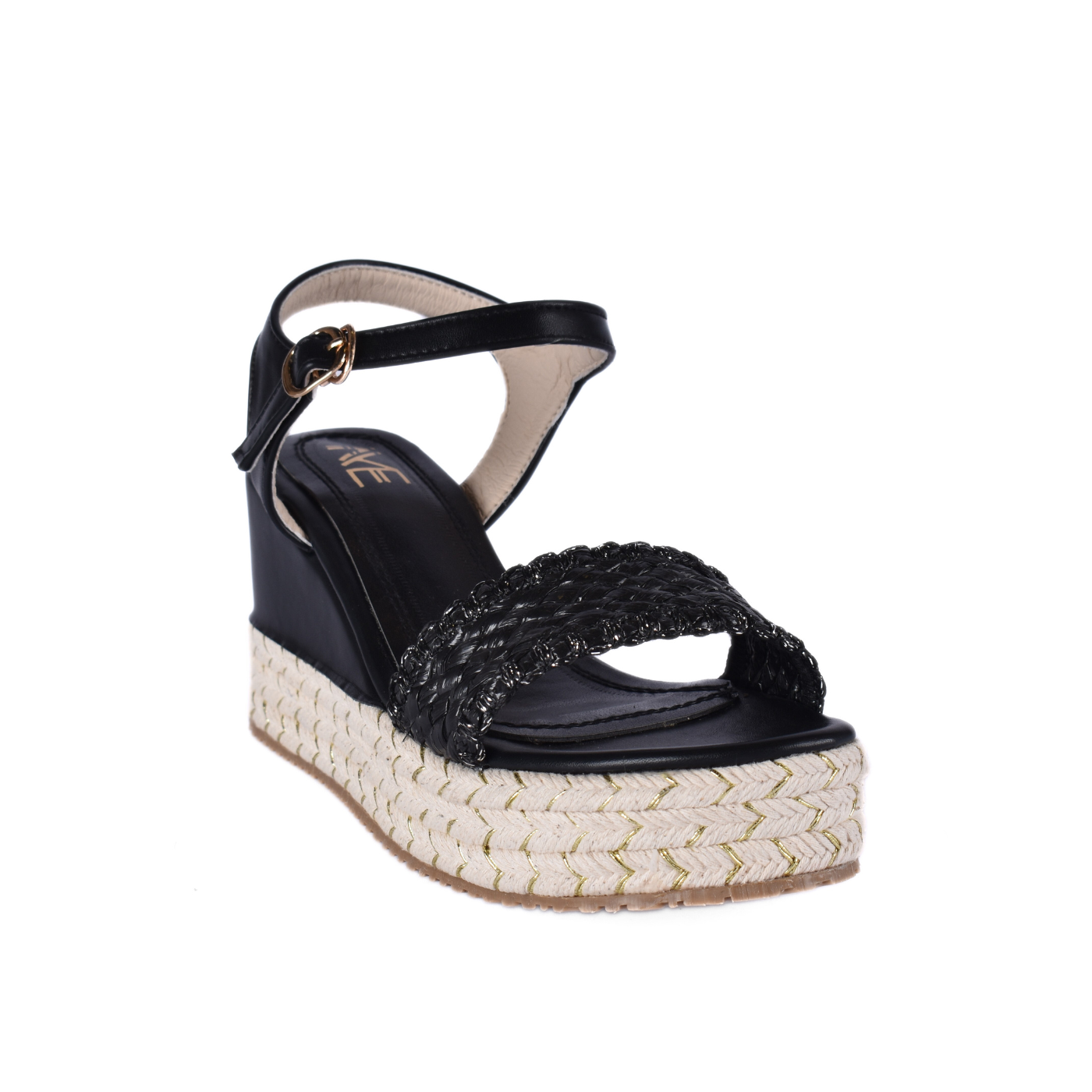 High Heel Sandal With Details Black Melouk