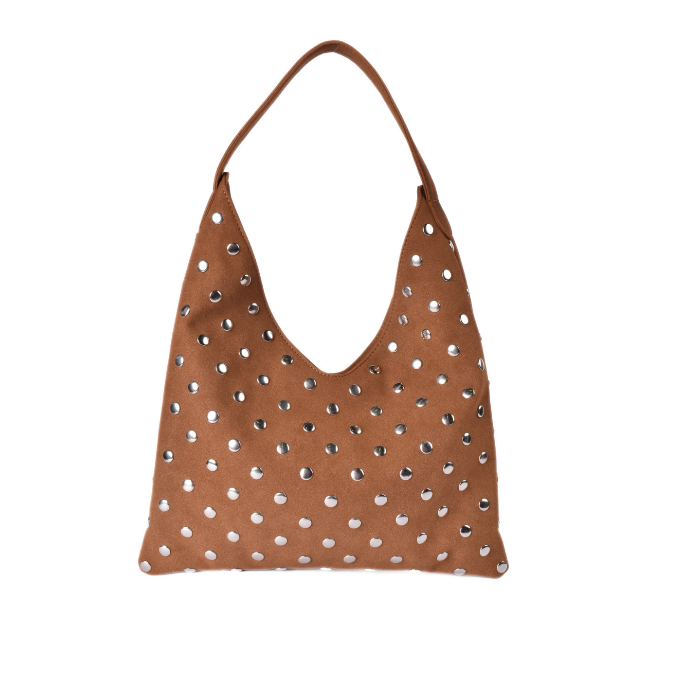 Women’s Casual Studded Shoulder Bag Havana