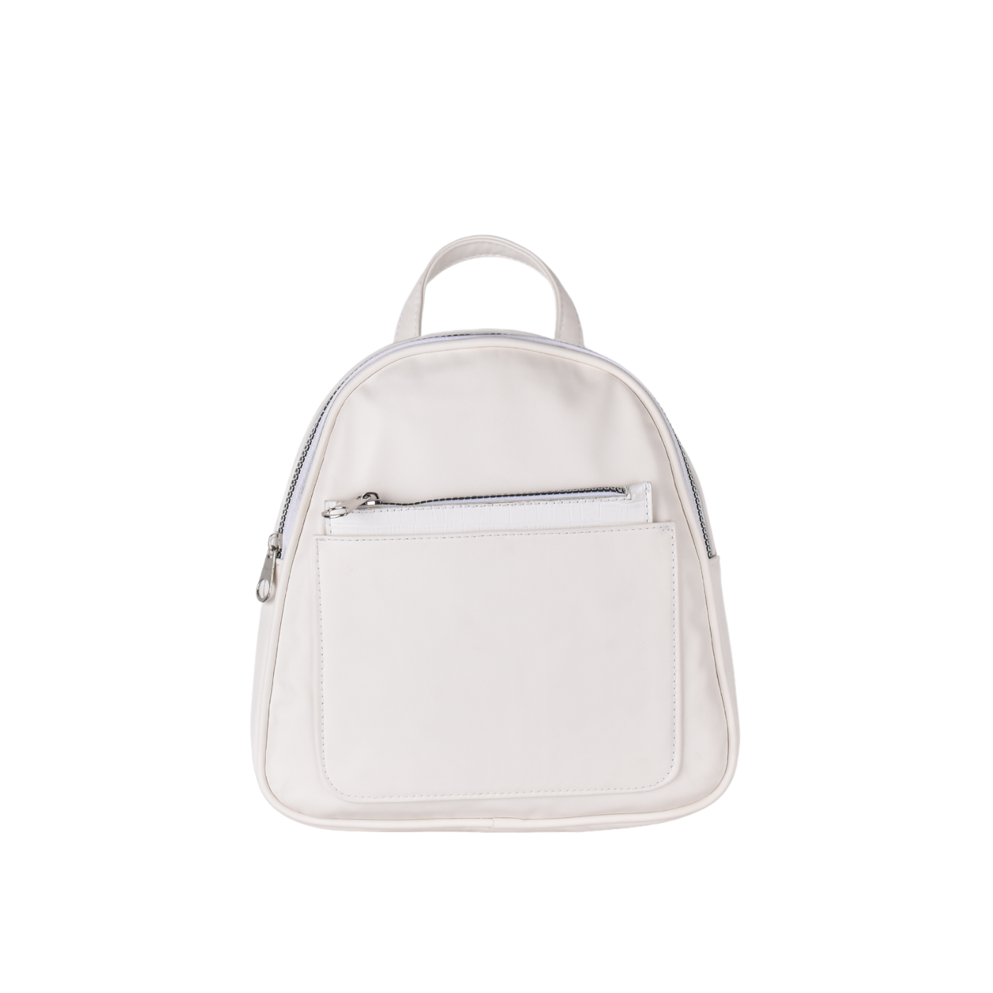 Leather Backpack with pocket