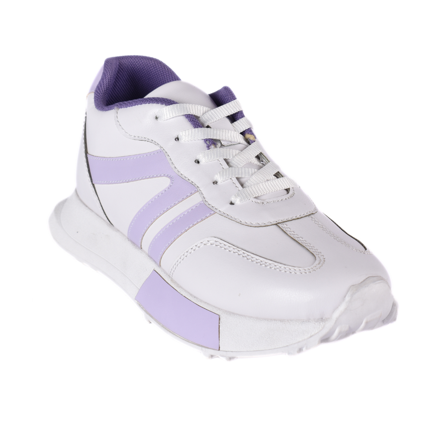 Casual Lace Up Sneakers Purple Melouk
