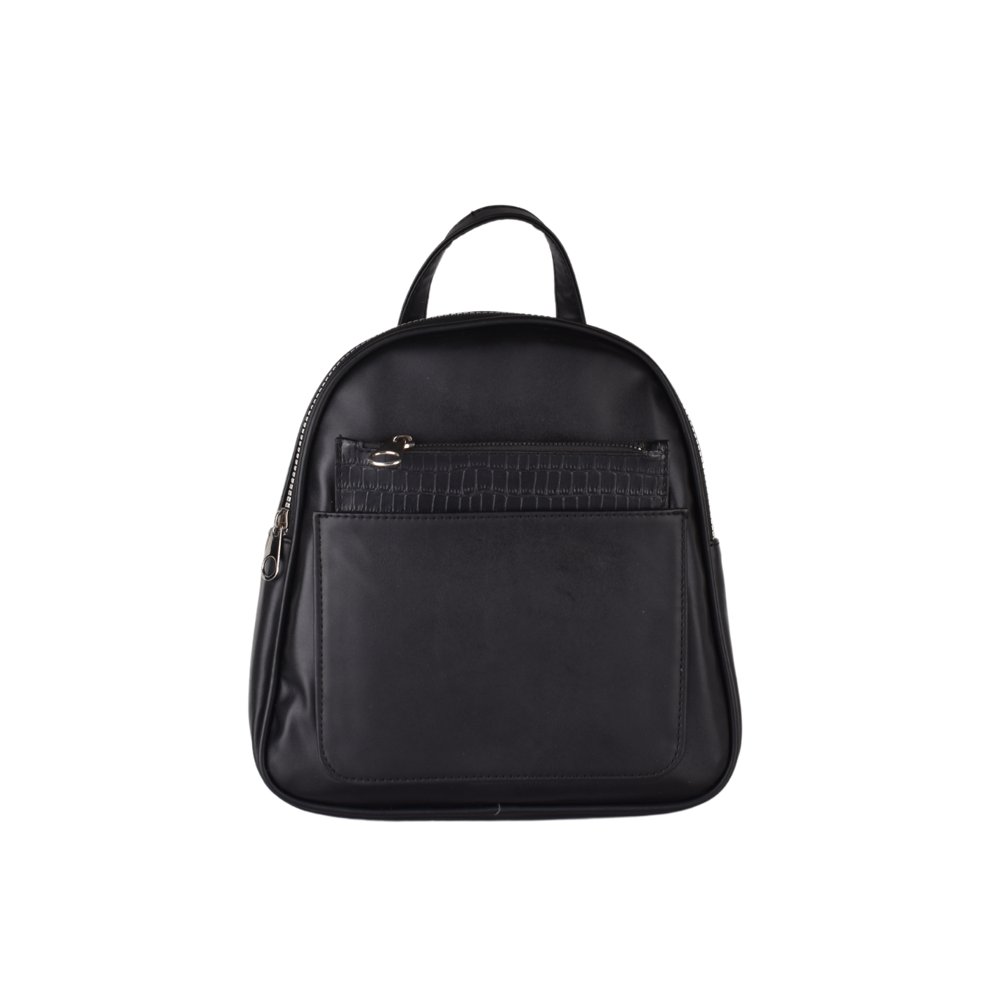 Leather Backpack with pocket