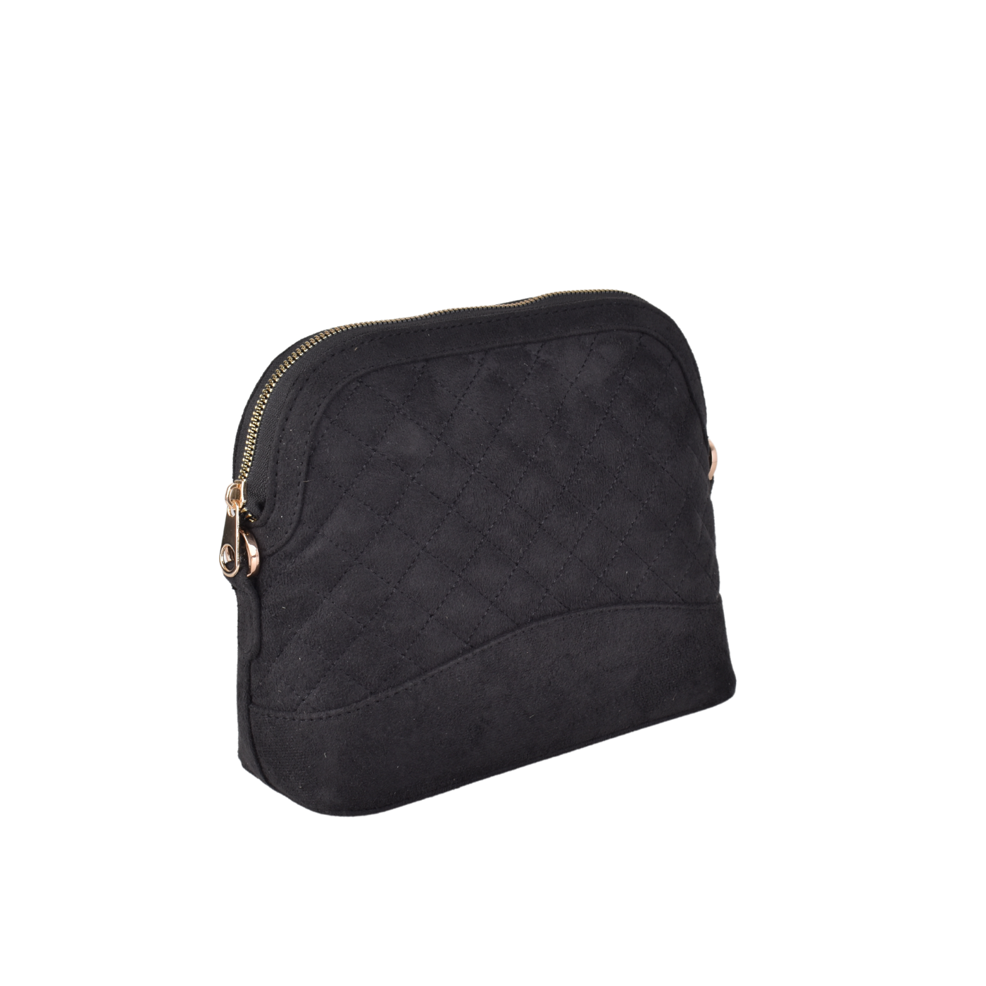 Suede Mini Bag With Zipper