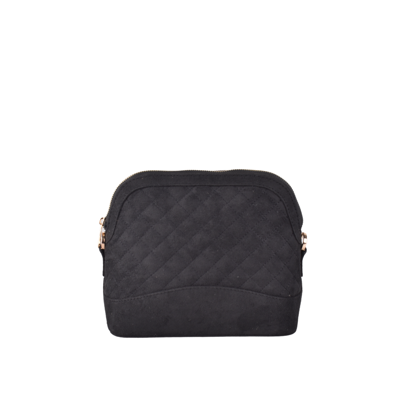 Suede Mini Bag With Zipper