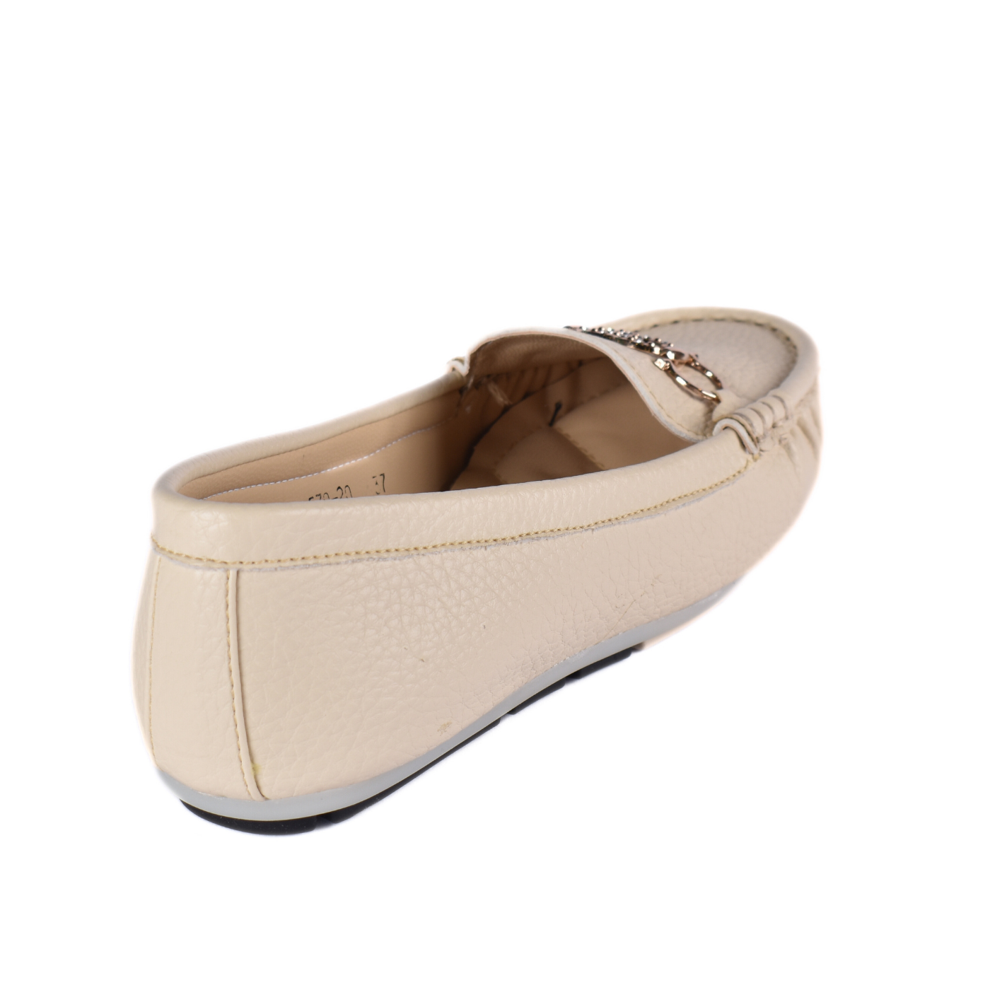 Leather Slip-On Flat Shoes