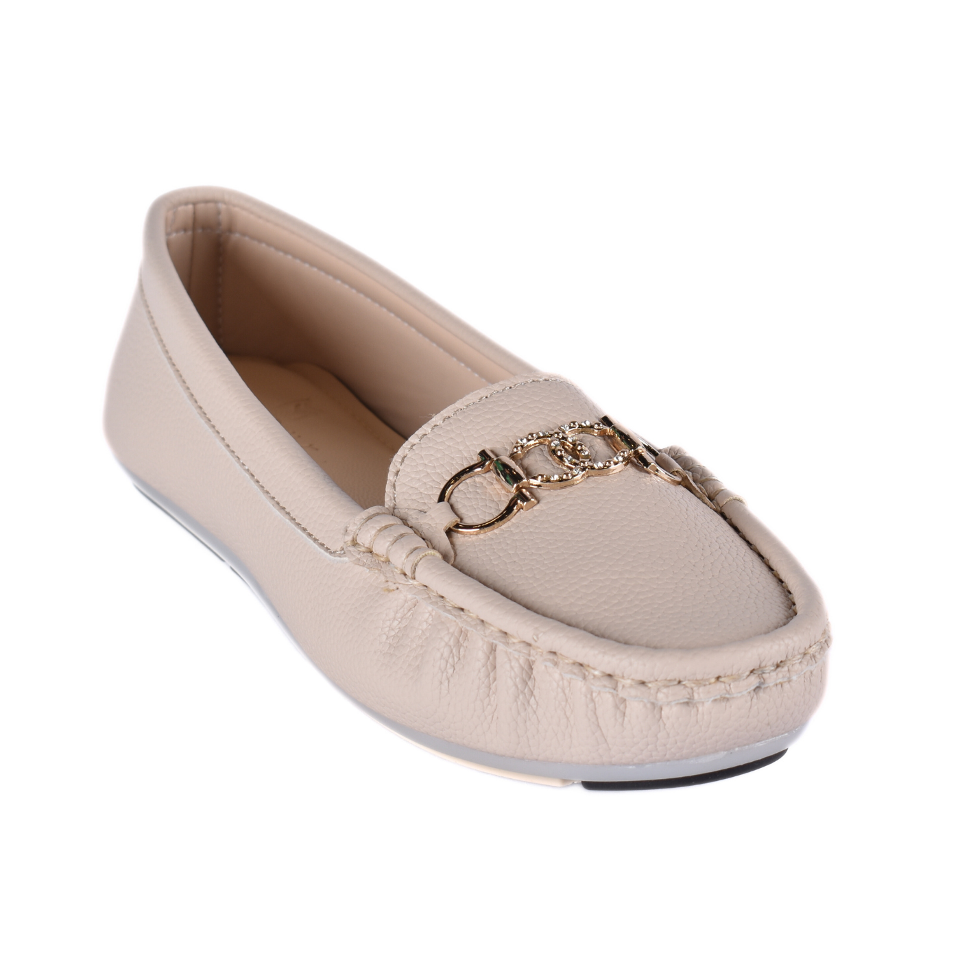 Leather Slip-On Flat Shoes