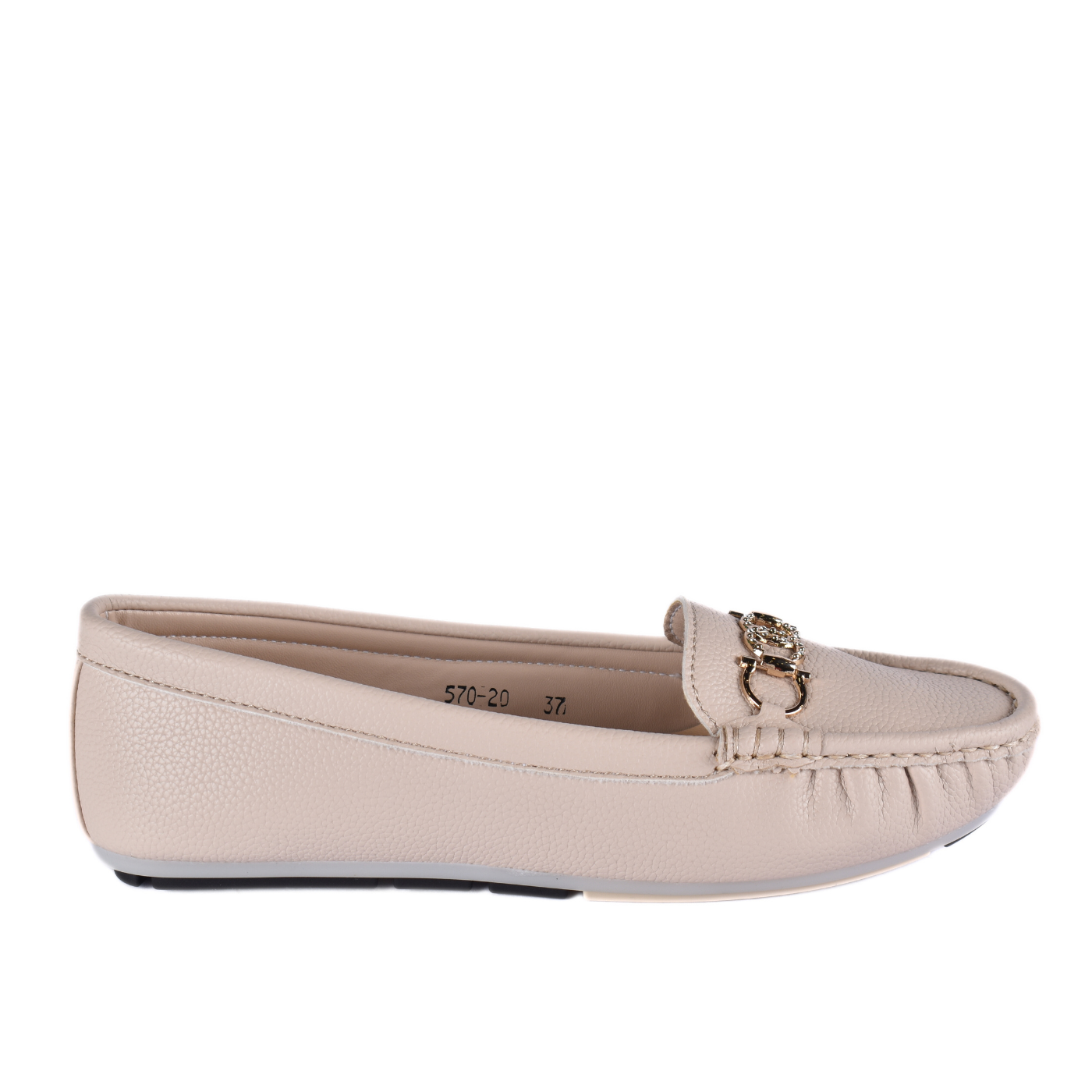 Leather Slip-On Flat Shoes
