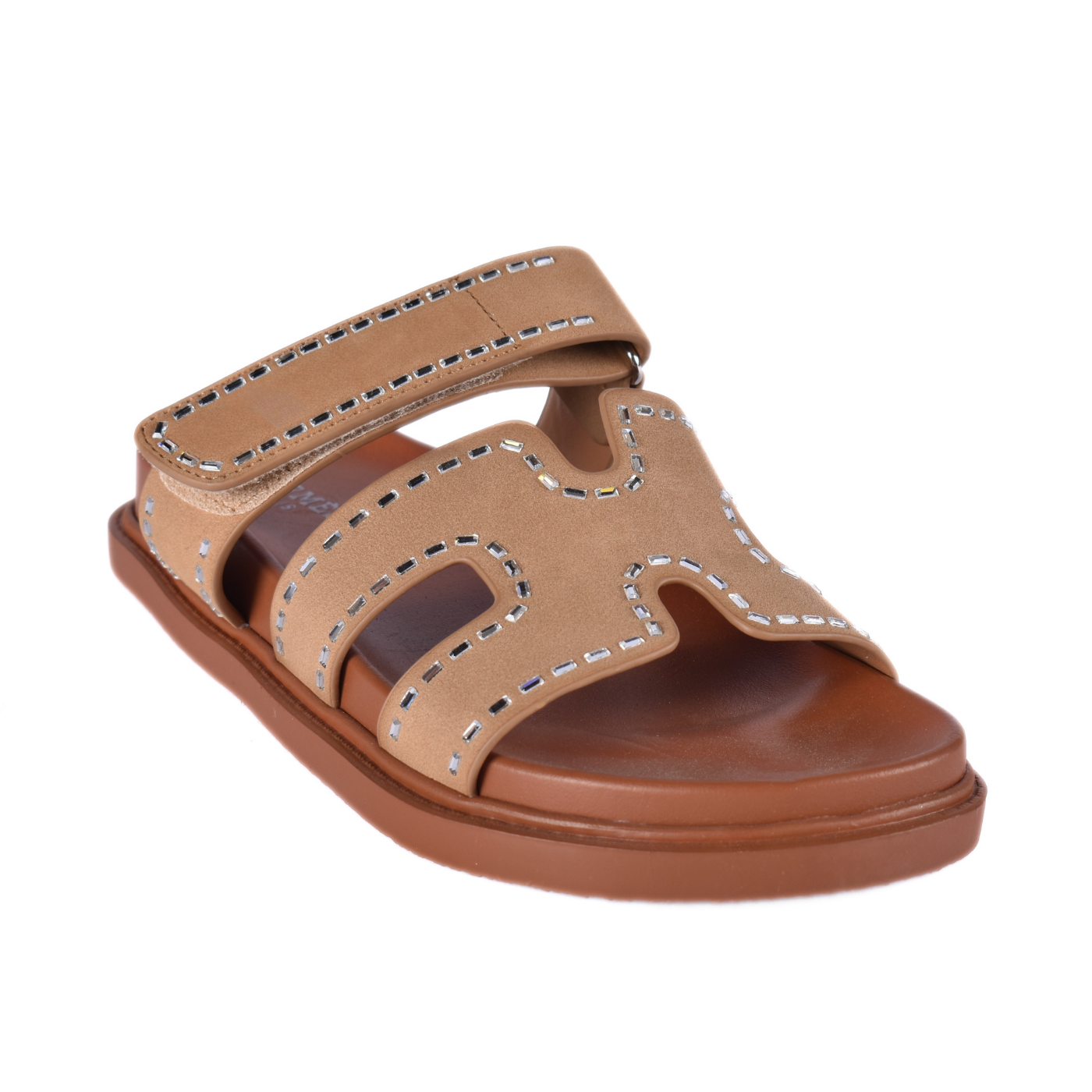 Open Decorated Studs Slipper Havana Melouk