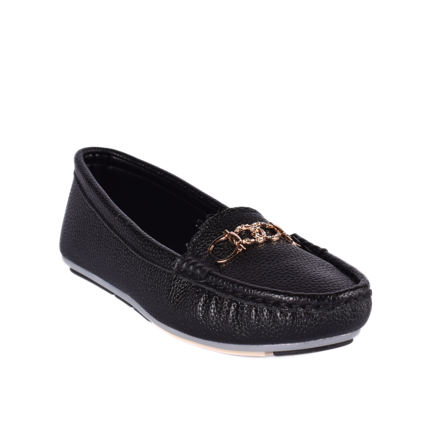 Leather Slip-On Flat Shoes