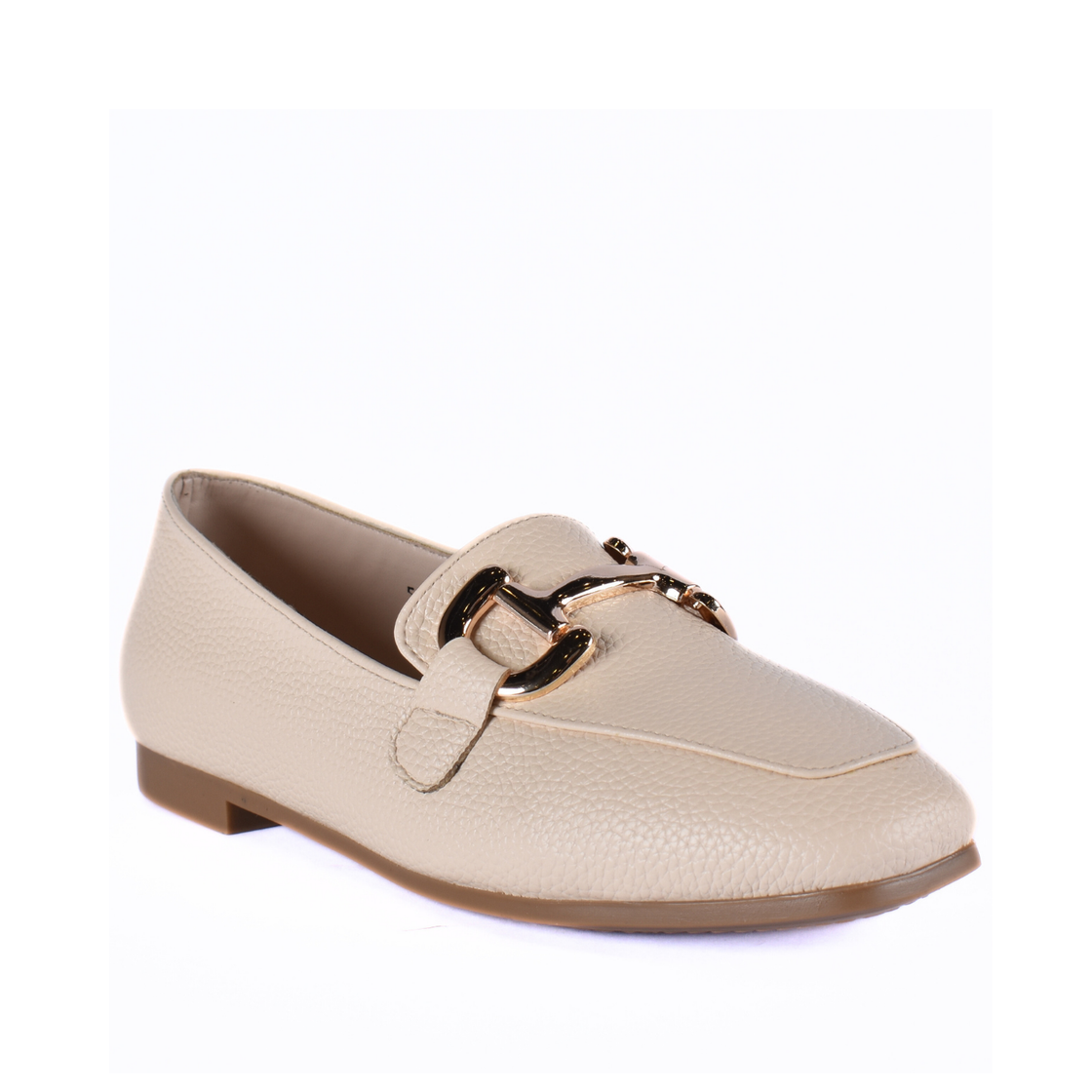 Basic Leather Shoe with Elastic Side