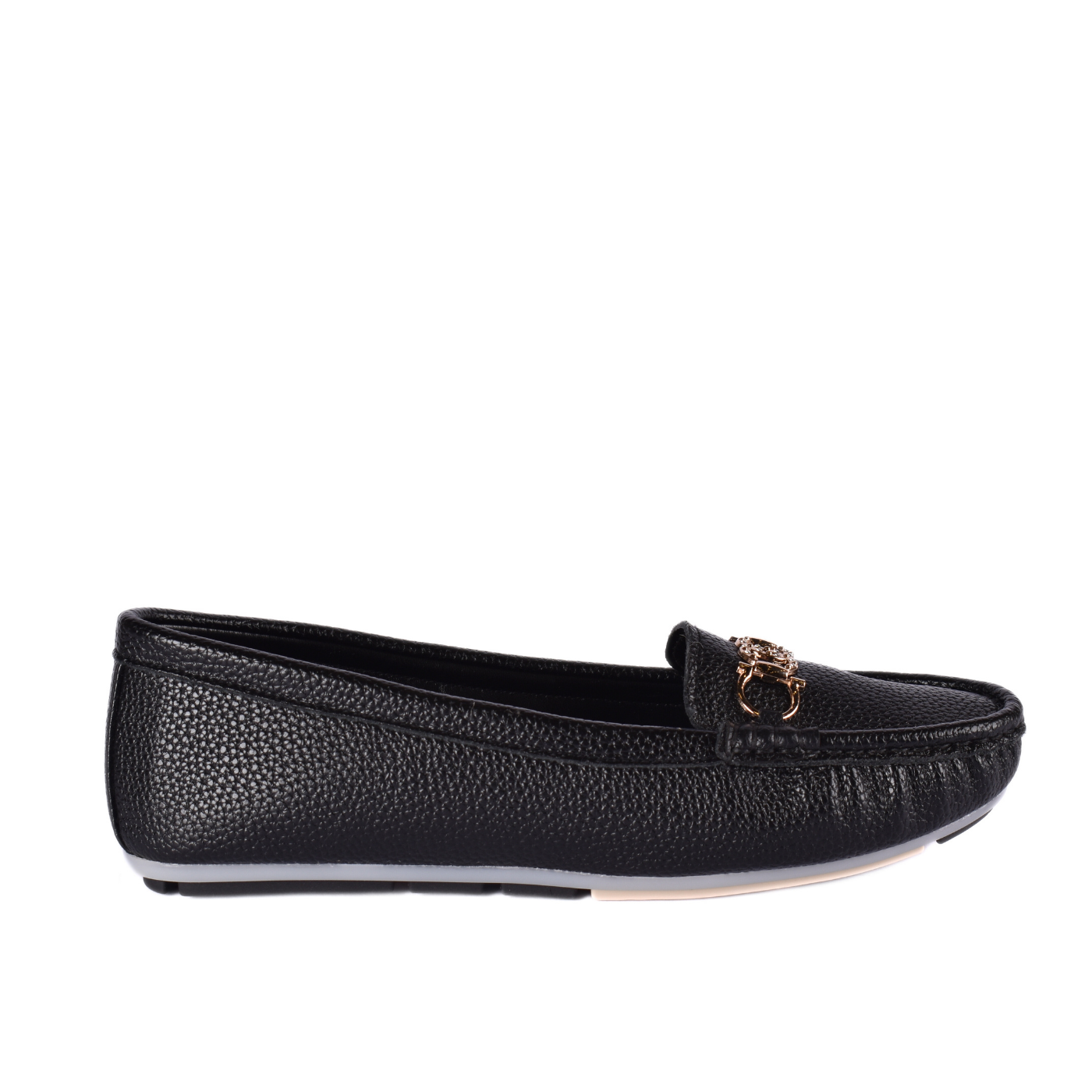 Leather Slip-On Flat Shoes