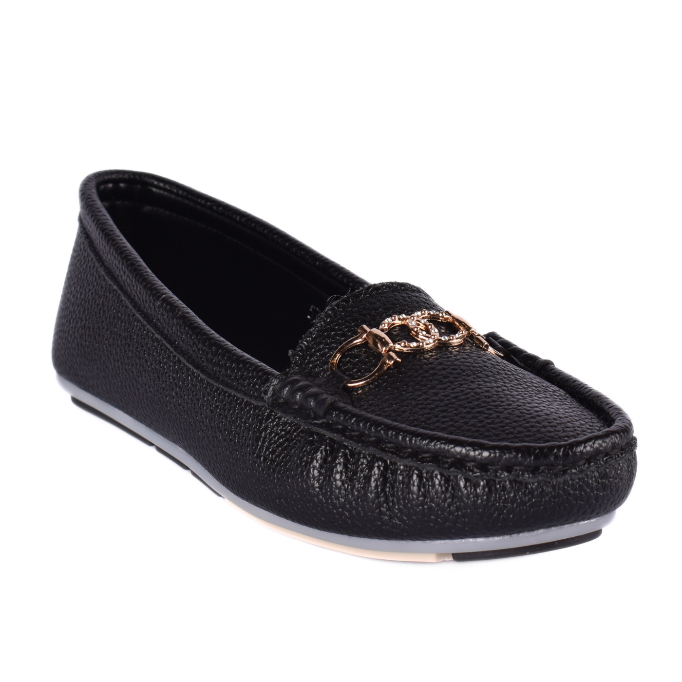 Leather Slip-On Flat Shoes