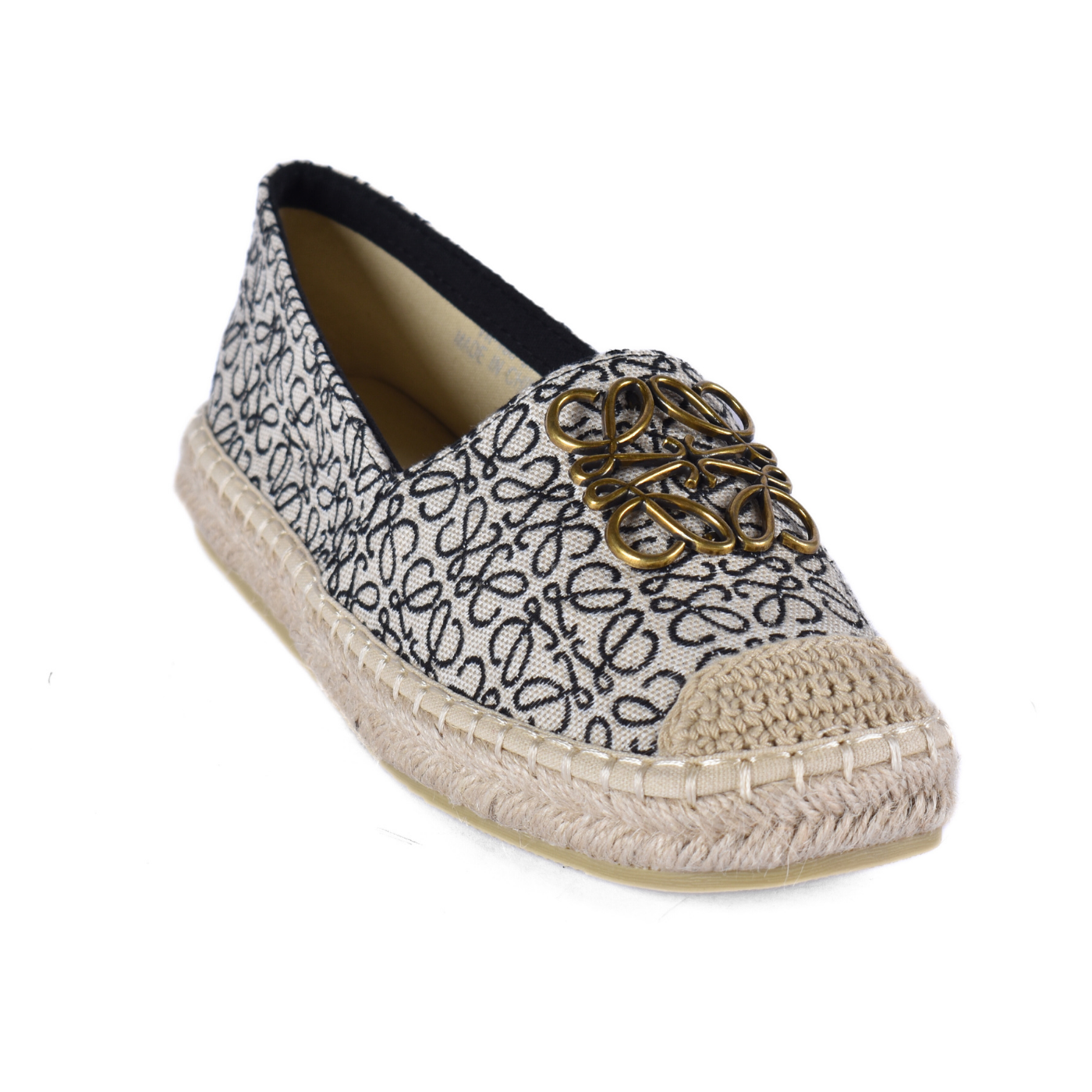 Bi-Toned Slip On Casual Flats Black Melouk