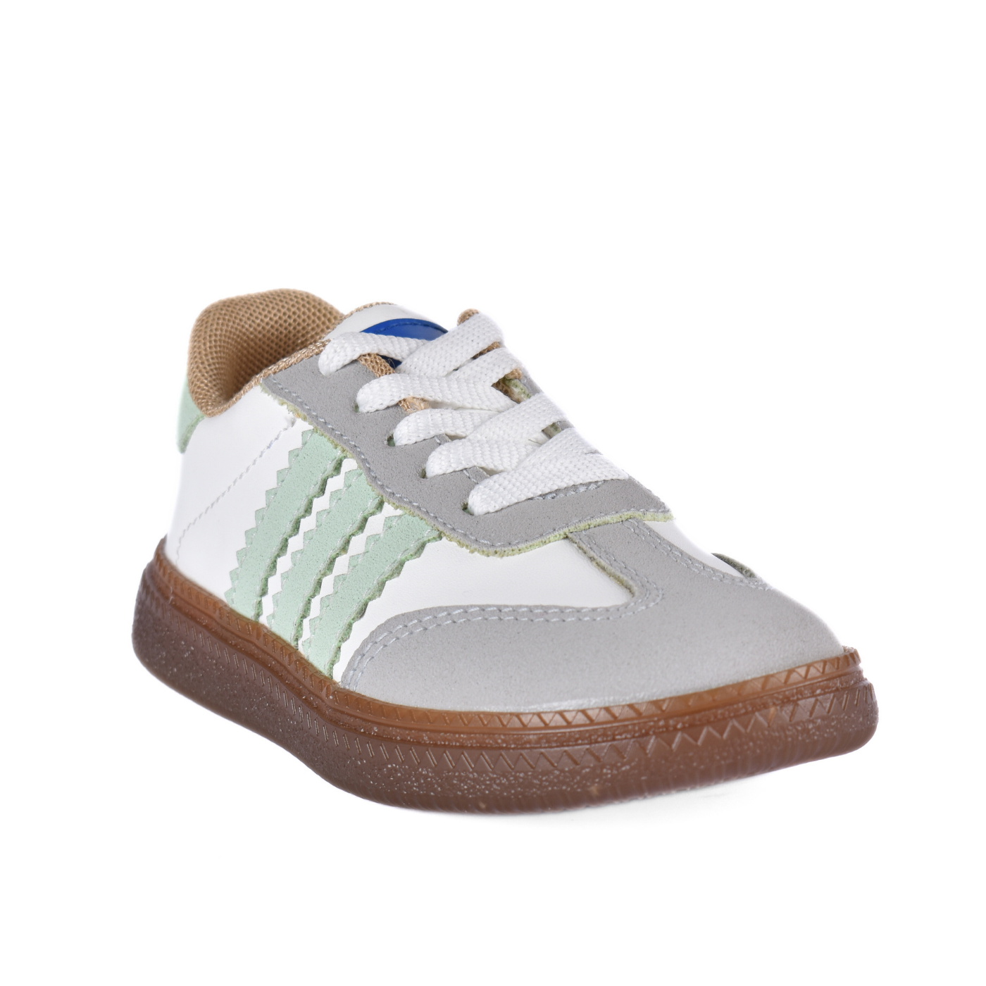 Embossed Sneakers Kids With Details Green 63 30S Melouk
