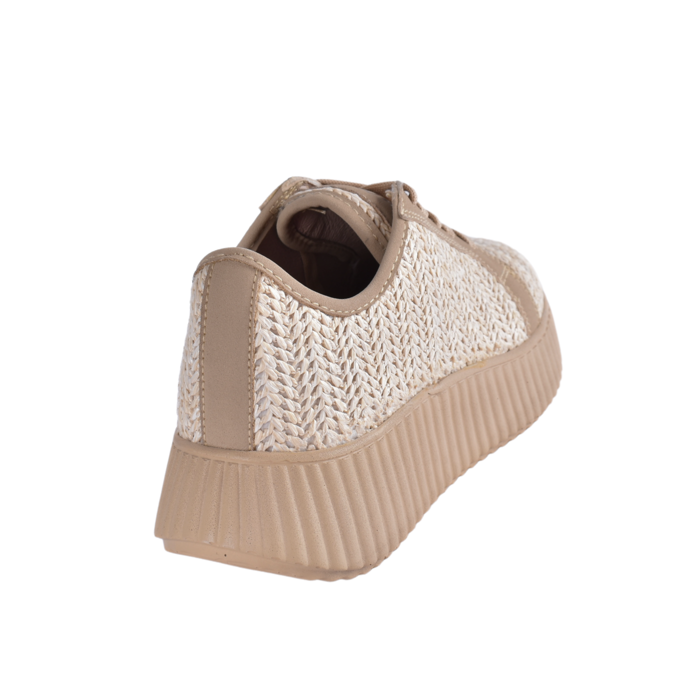 Textile Stitched Flat Shoes Melouk