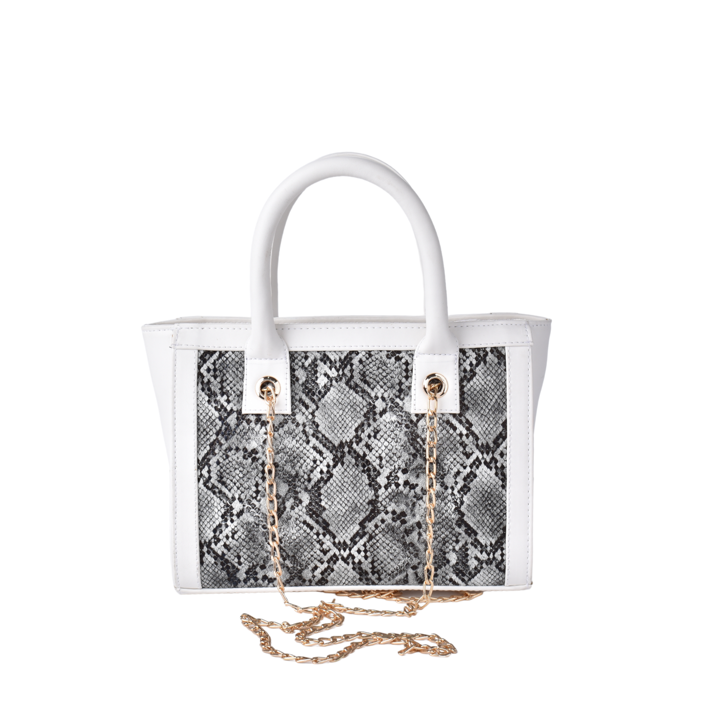 Embossed Leather Shoulder Bag