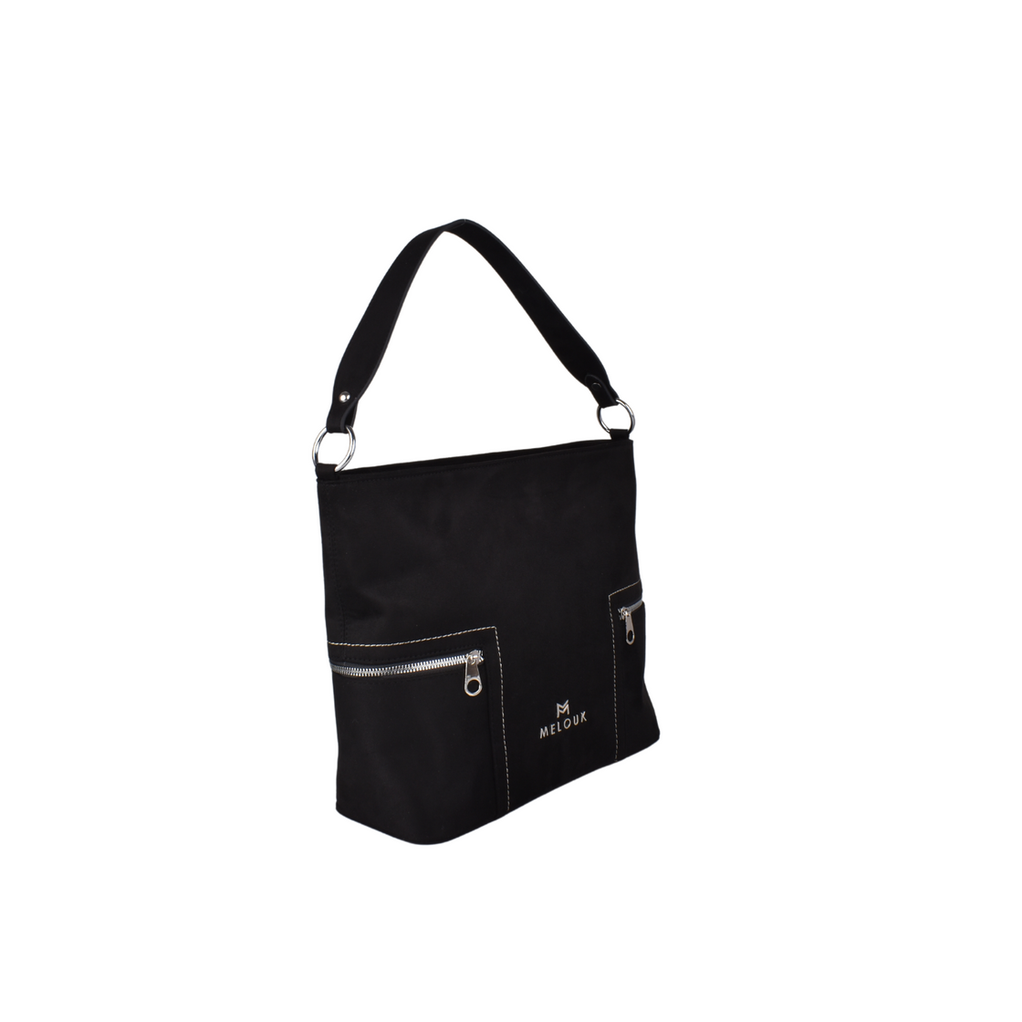 Basic Shoulder Bag with Zipper