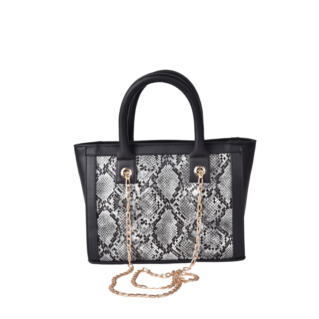 Embossed Leather Shoulder Bag