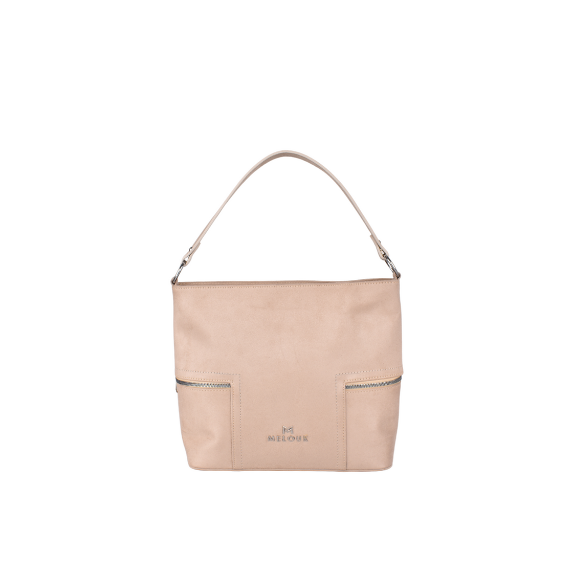 Basic Shoulder Bag with Zipper