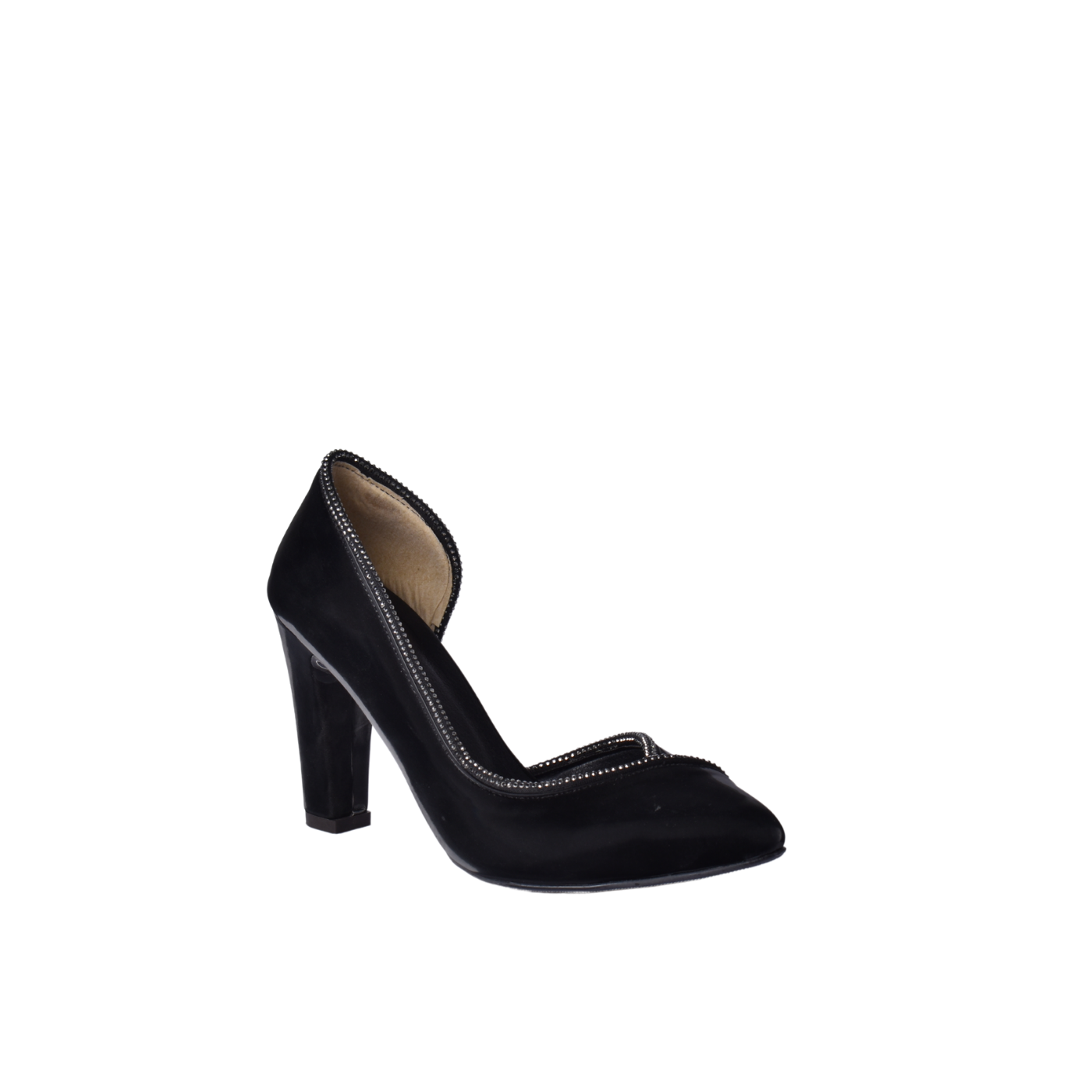 Decorative Pearls Pointed High Heels Pumps