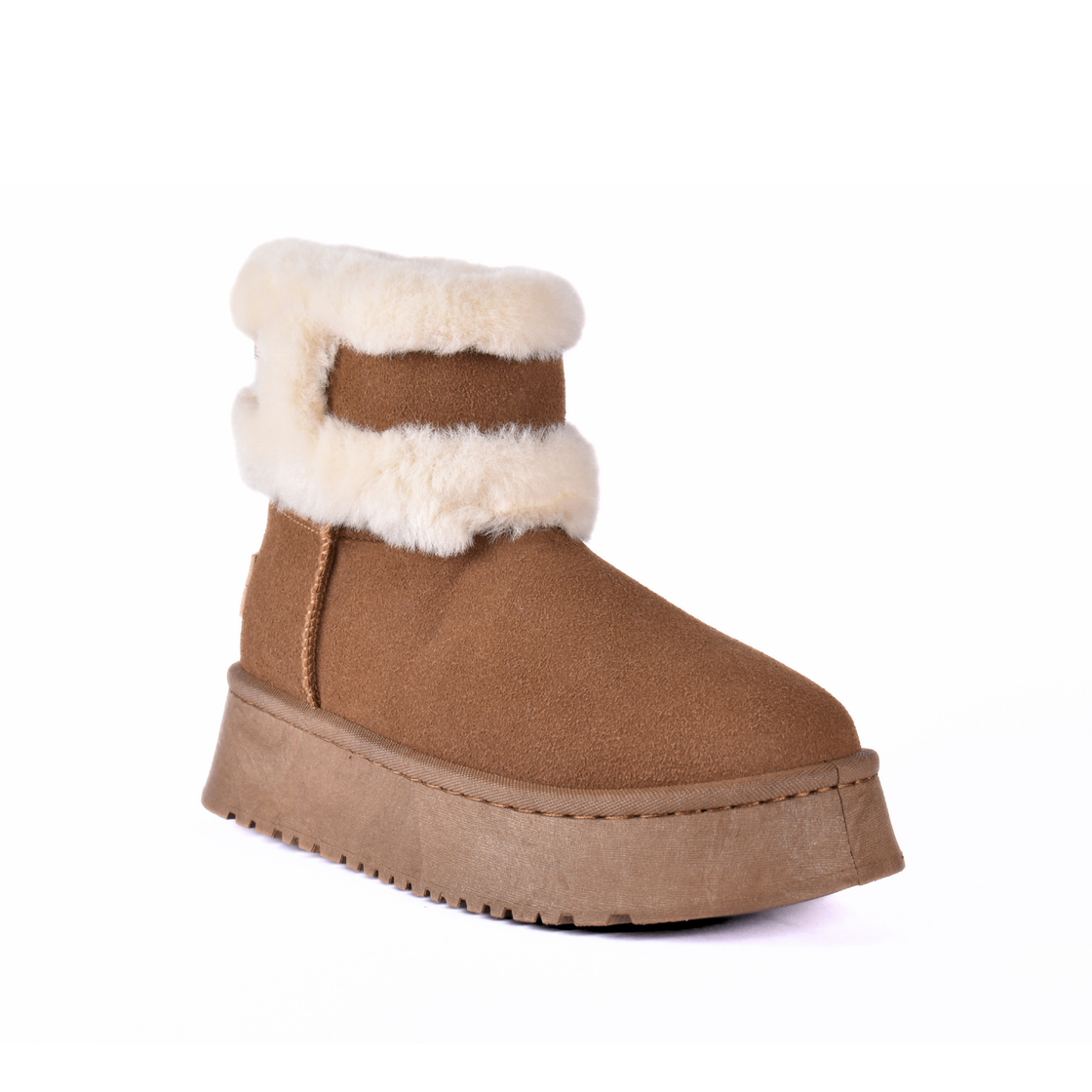 Fur Platform Half Boots