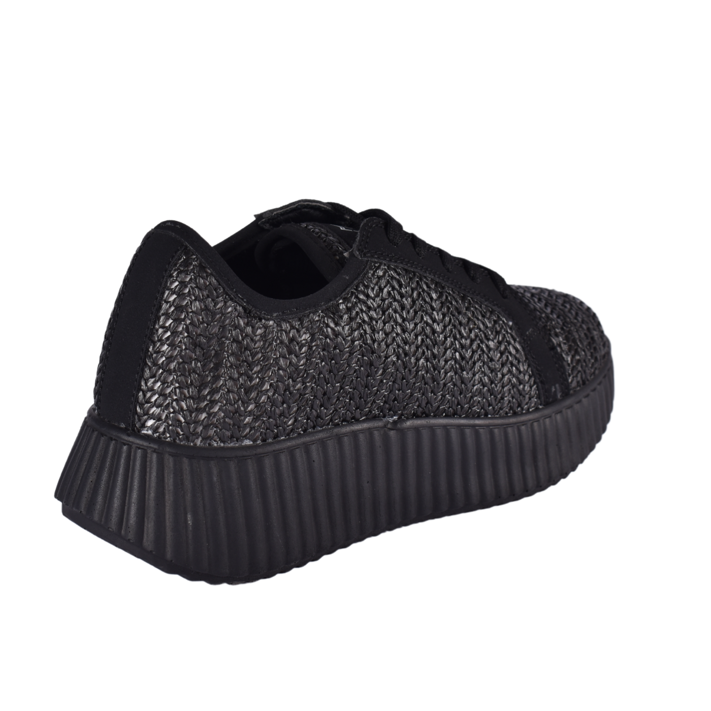 Textile Stitched Flat Shoes Melouk