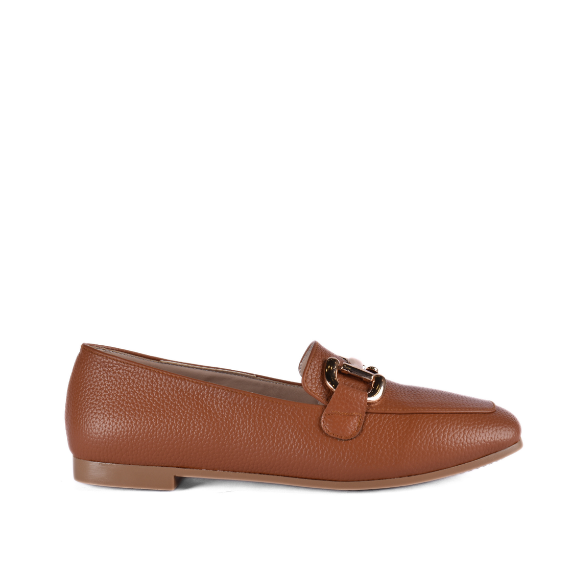 Basic Leather Shoe with Elastic Side