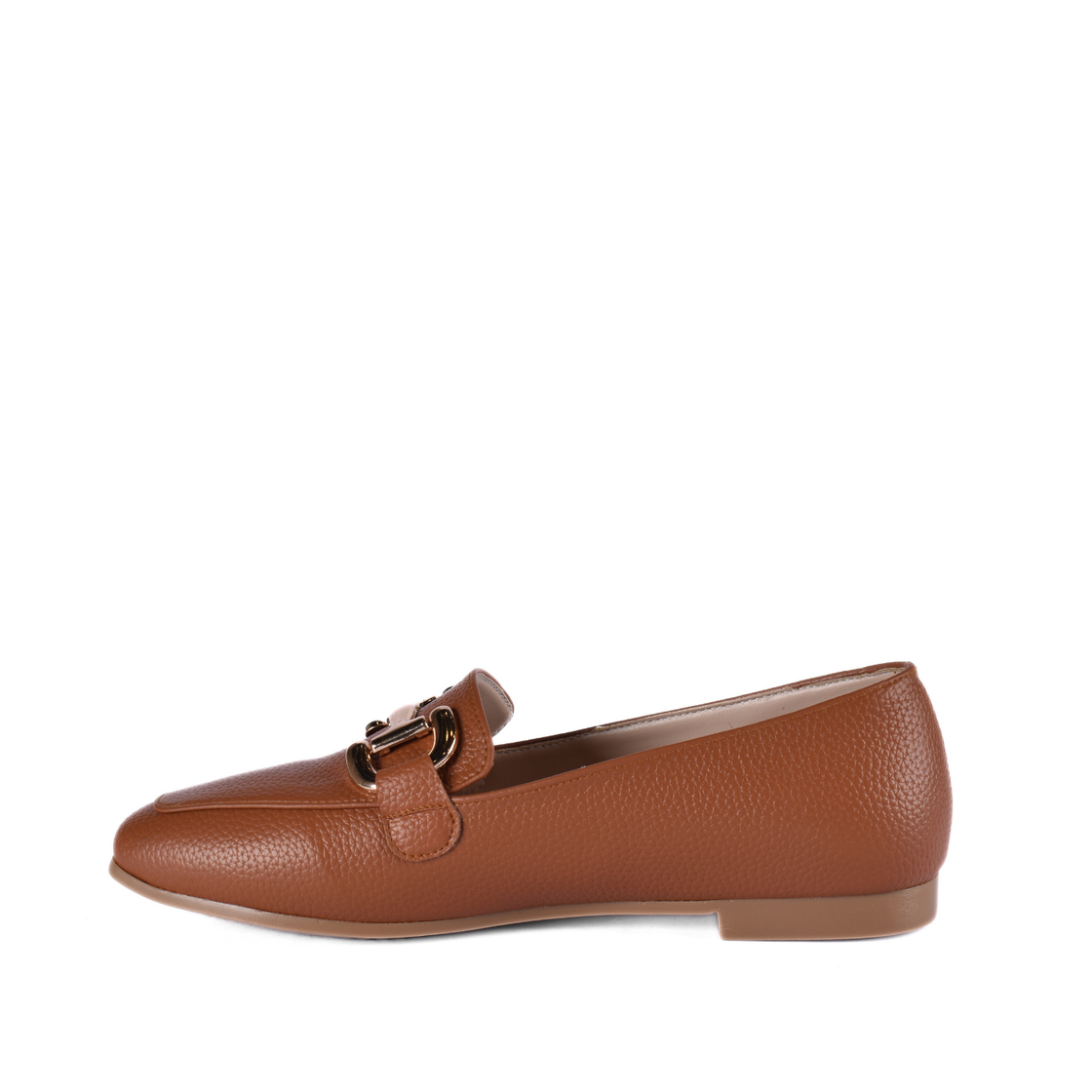 Basic Leather Shoe with Elastic Side