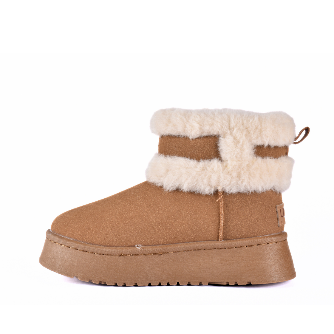 Fur Platform Half Boots