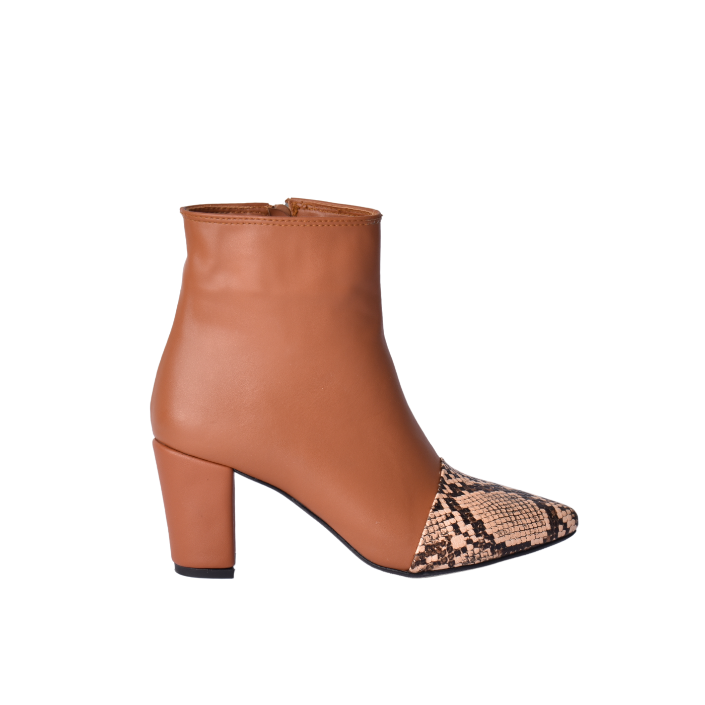Leather Ankle Boots With Details