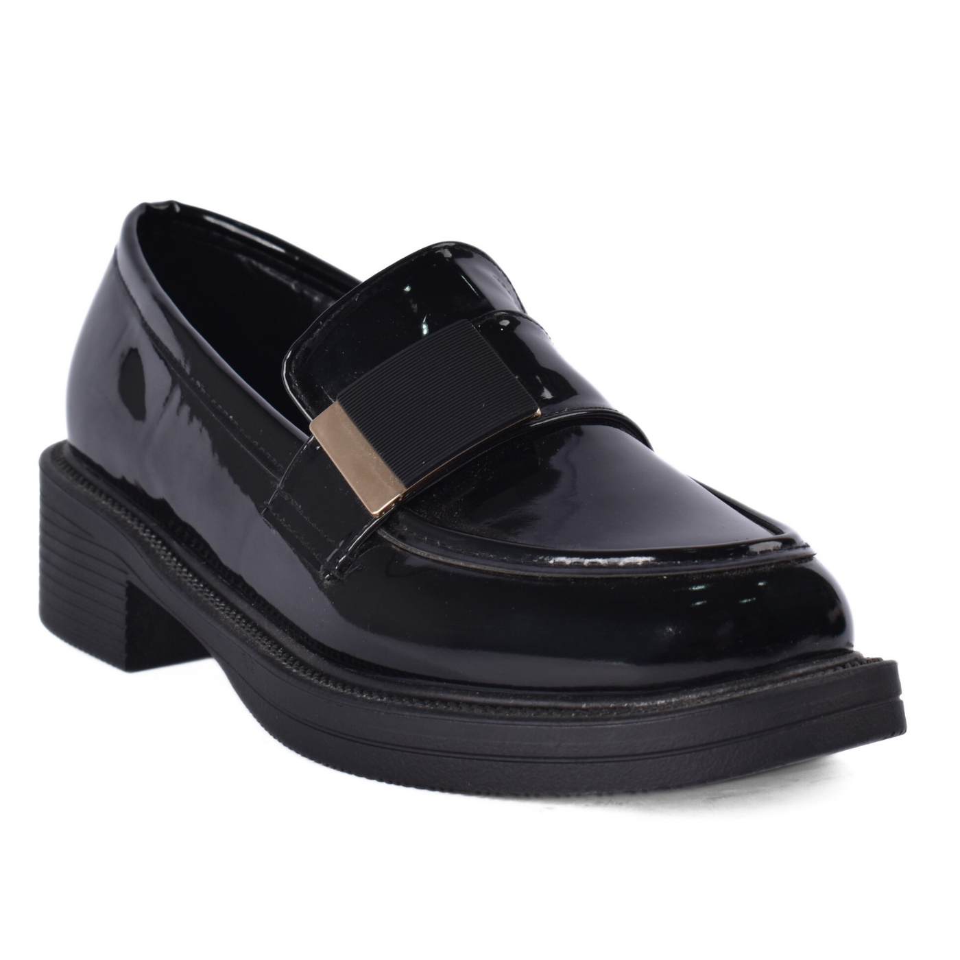 Chic Patent Loafer Shoes