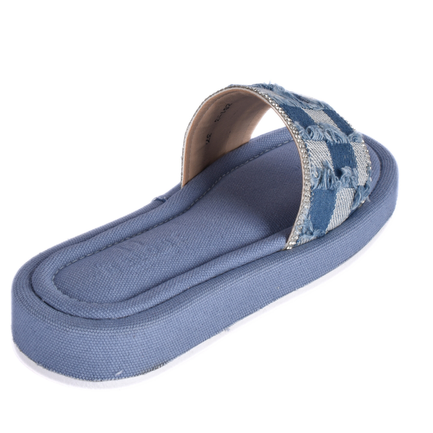 Textured Slide with Crystal Trim