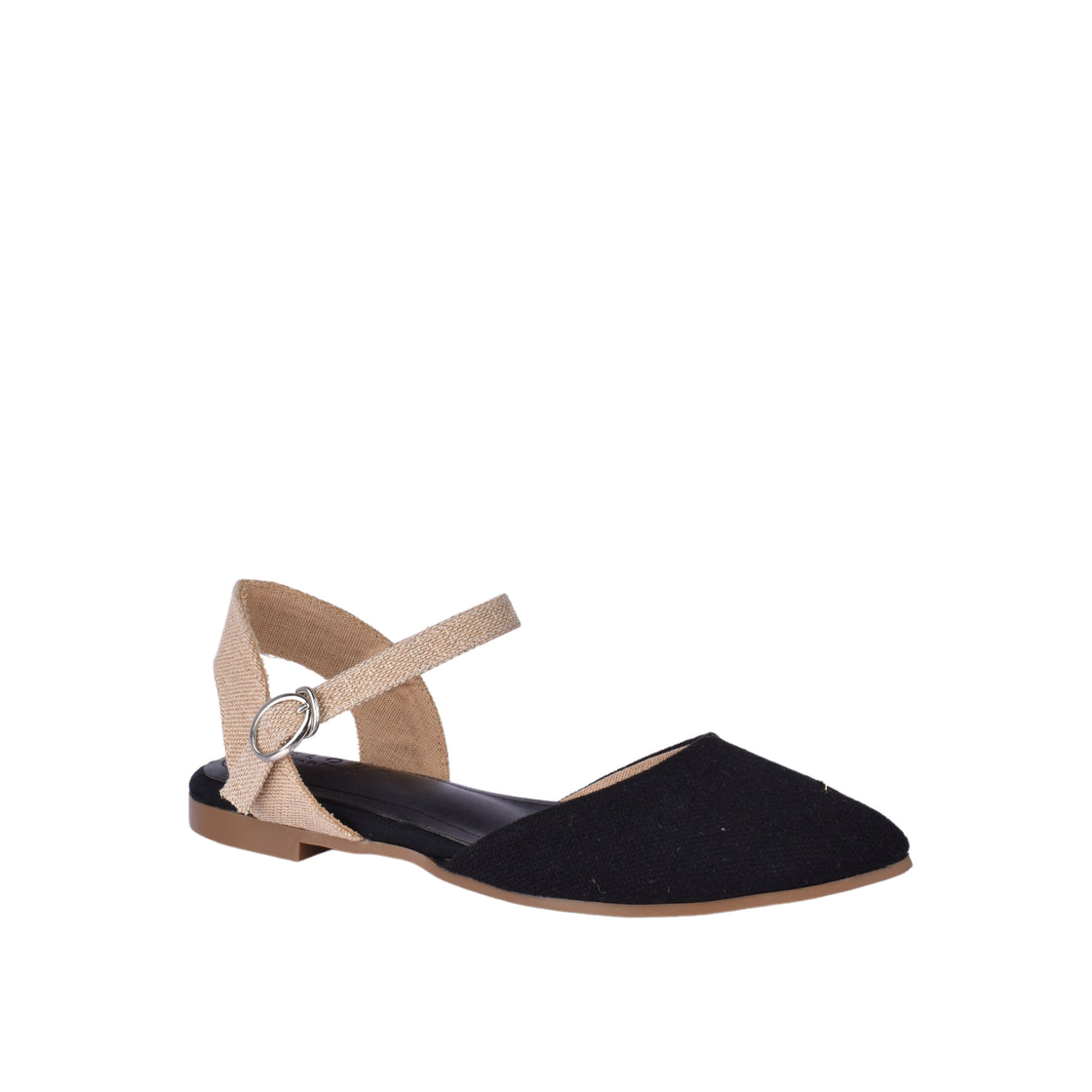 Flat Mid-Heel Sandal