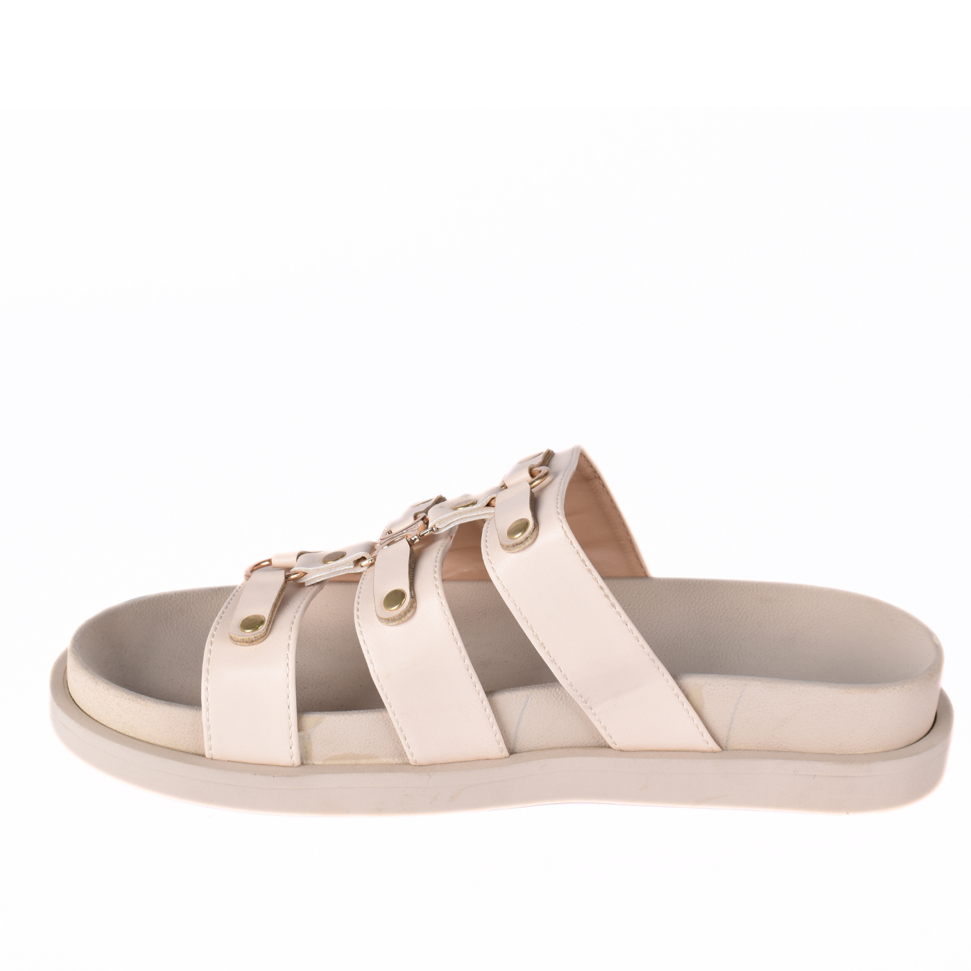 Rebal Buckle Slide Slipper Melouk