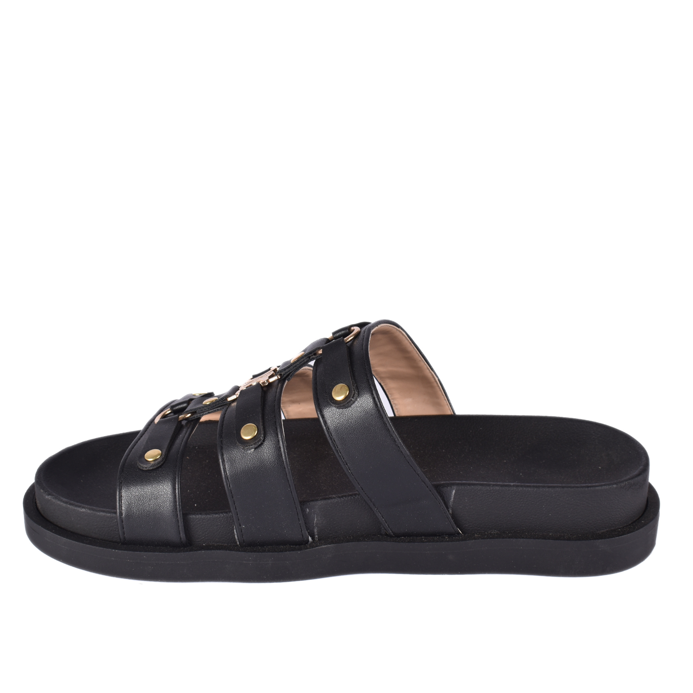 Rebal Buckle Slide Slipper Melouk