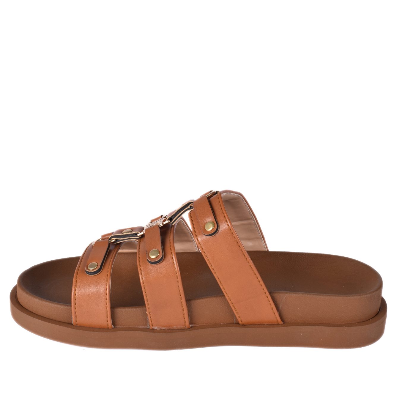 Rebal Buckle Slide Slipper Melouk