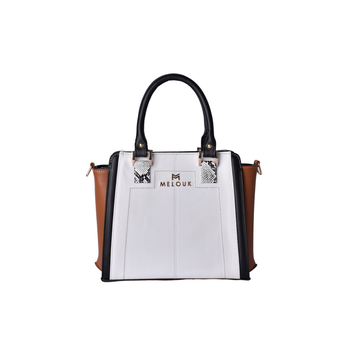 Classic Leather Handbag With Details