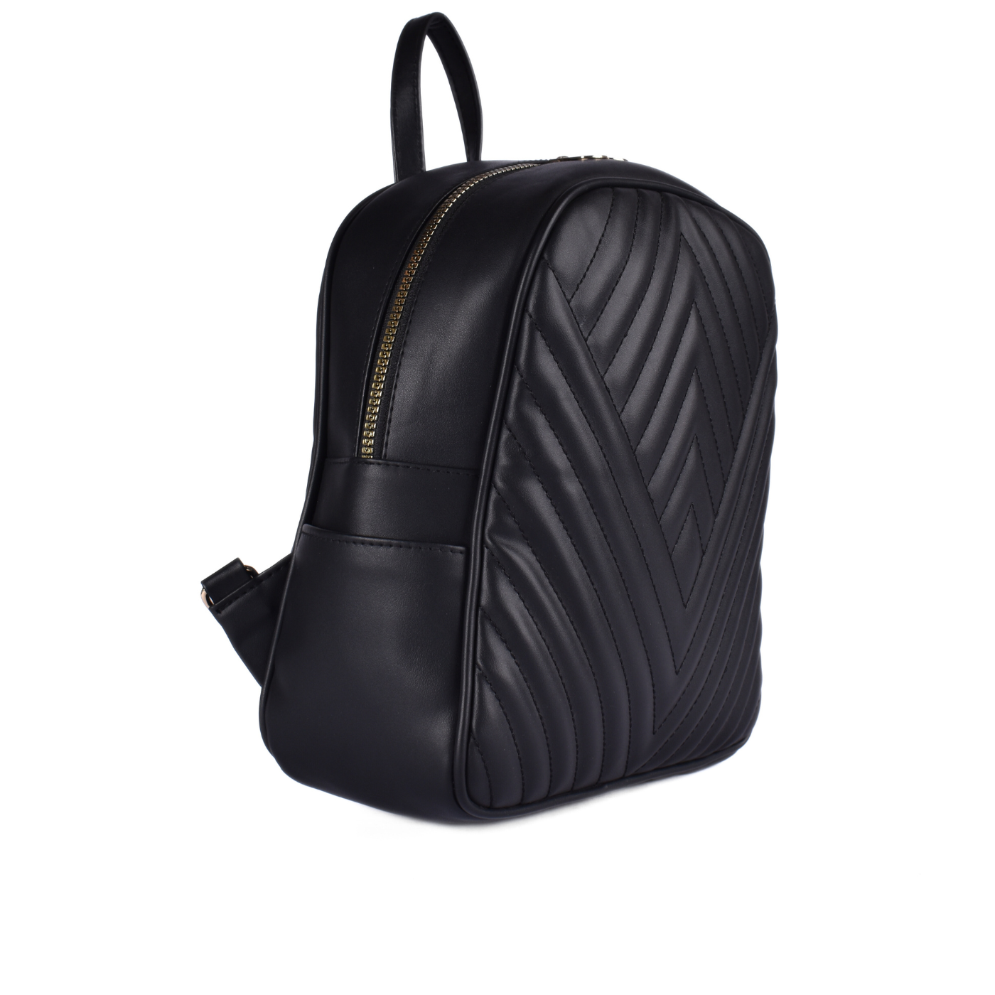 Lined Leather Backpack Bag Melouk