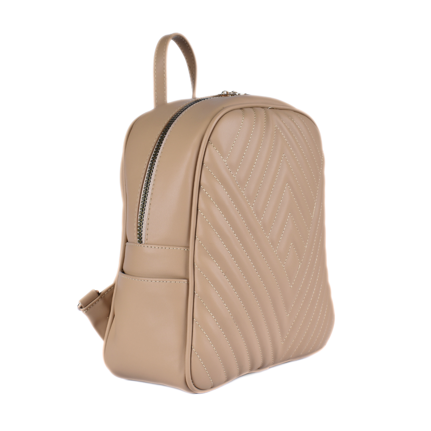 Lined Leather Backpack Bag Melouk