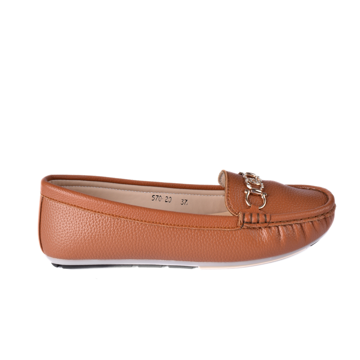 Leather Slip-On Flat Shoes