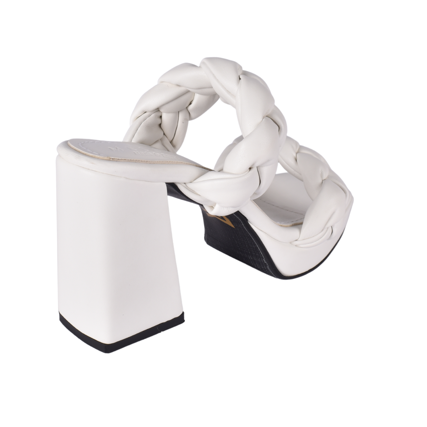 Braided Block Heel Slipper Melouk