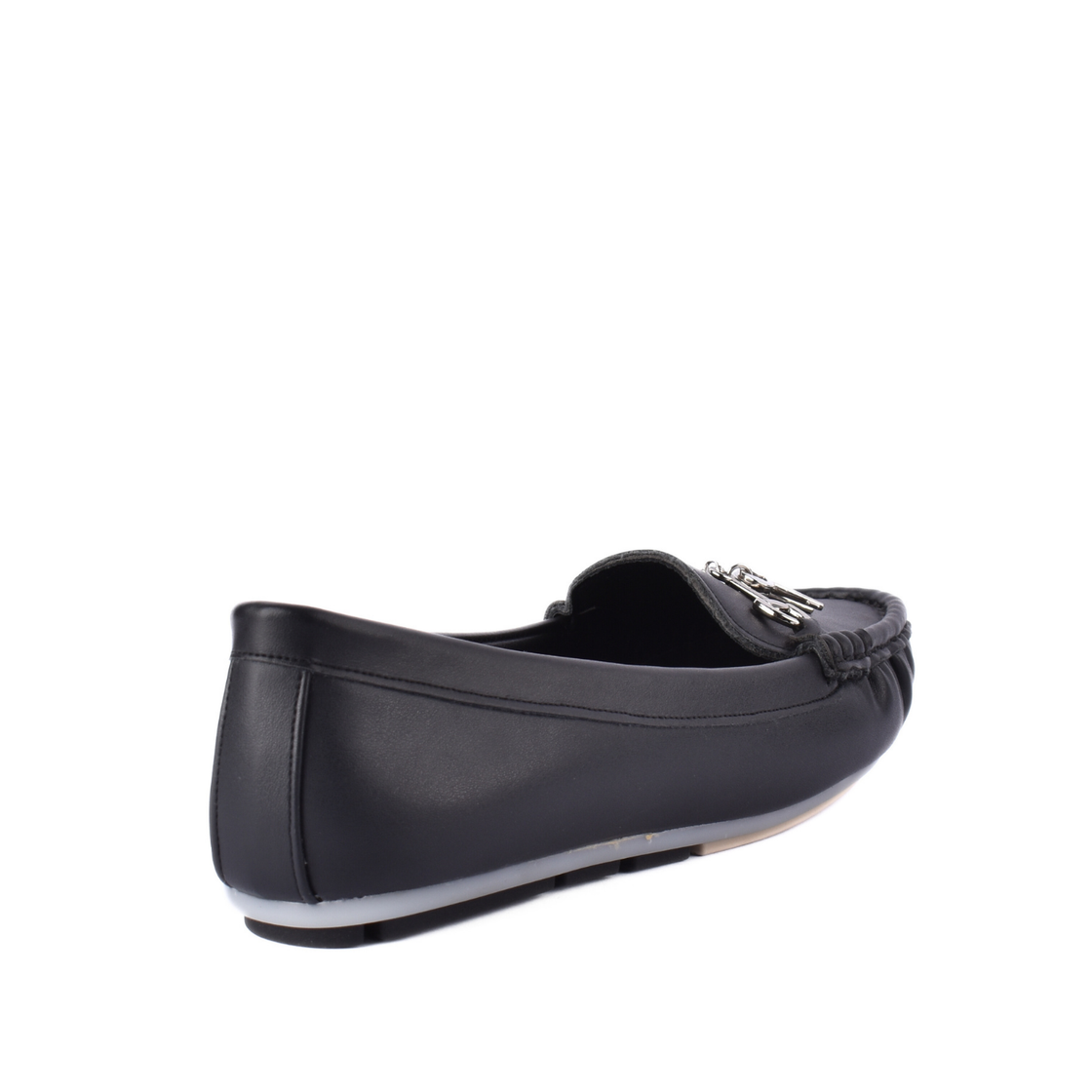 Basic Leather Shoe with Elastic Side