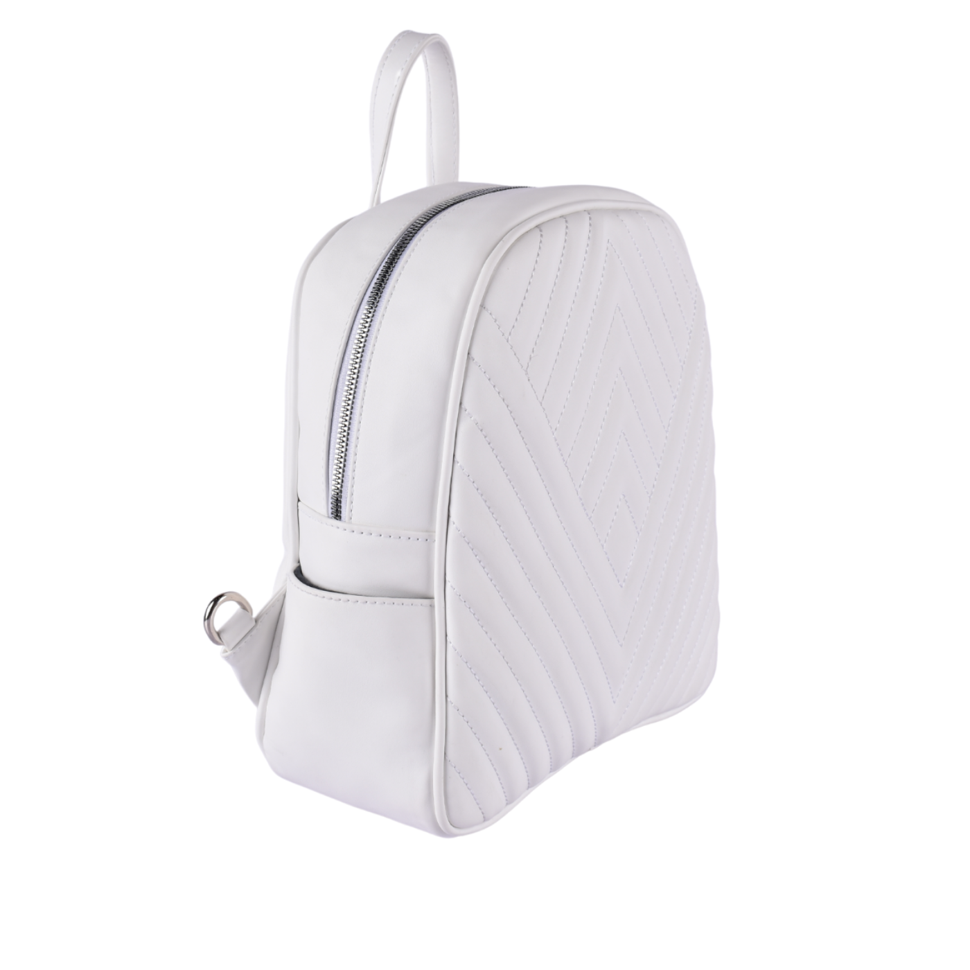 Lined Leather Backpack Bag Melouk