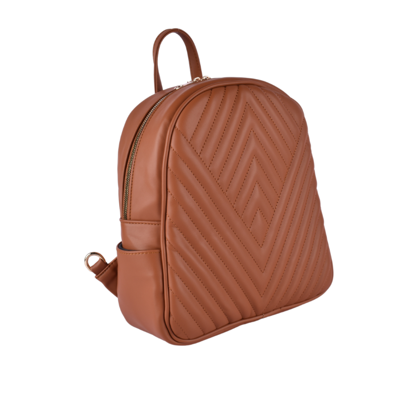 Lined Leather Backpack Bag Melouk